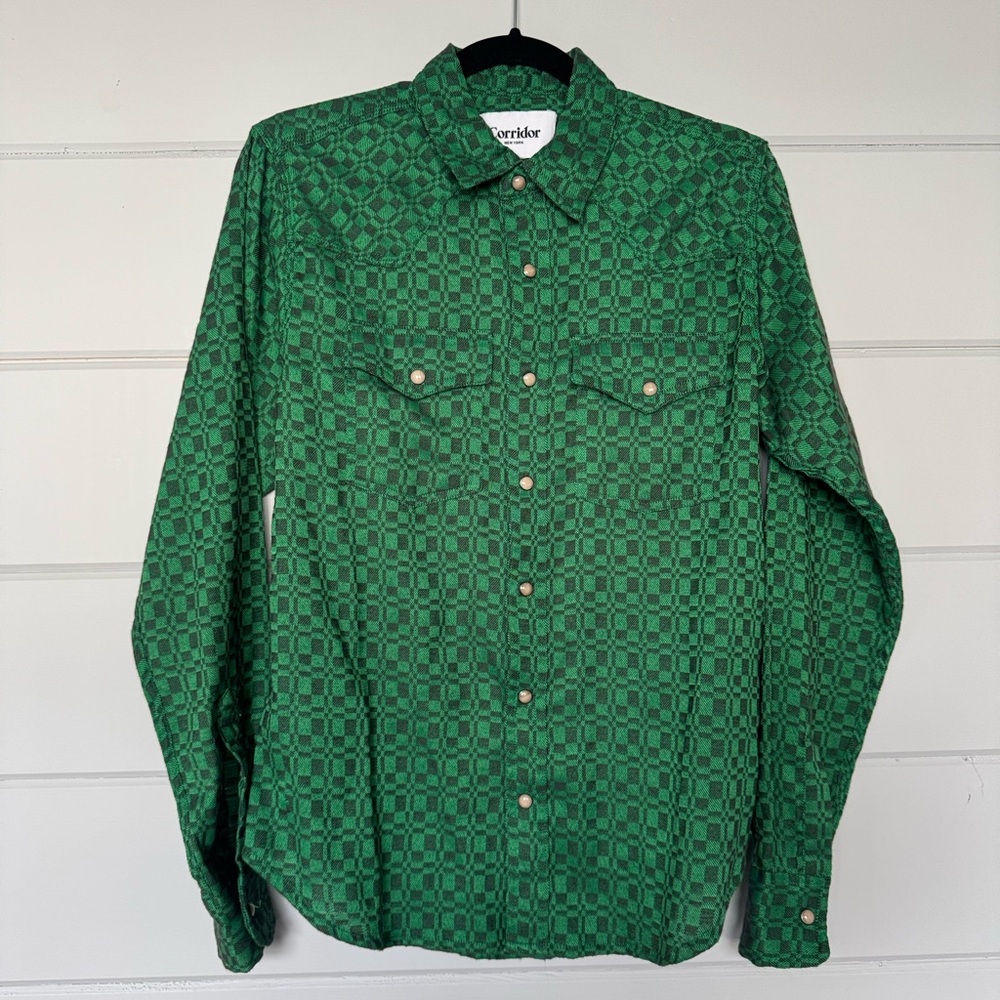 Corridor Printed Long Sleeve Western Shirt